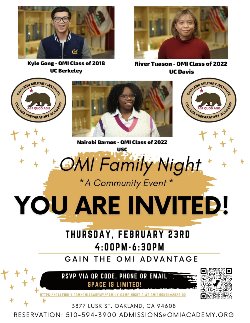 You are Invited to Family Game Night Hosted by OMI